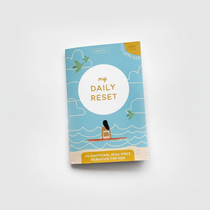 The Daily Reset Workbook with 10% lighter background